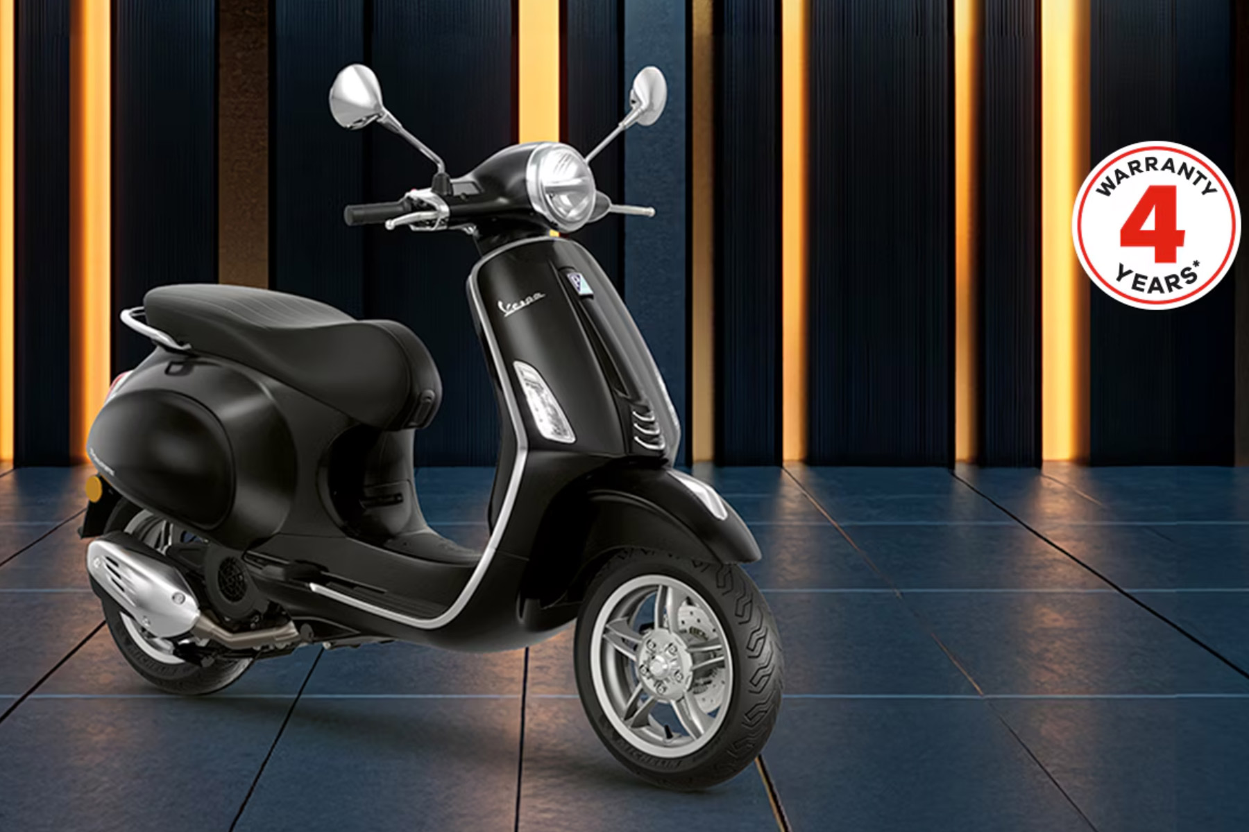 4 JAHRE GARANTIE AUF VESPA